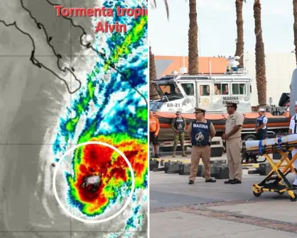 Tormenta tropical Alvin: Marina activa fase de prevención en Baja California Sur
