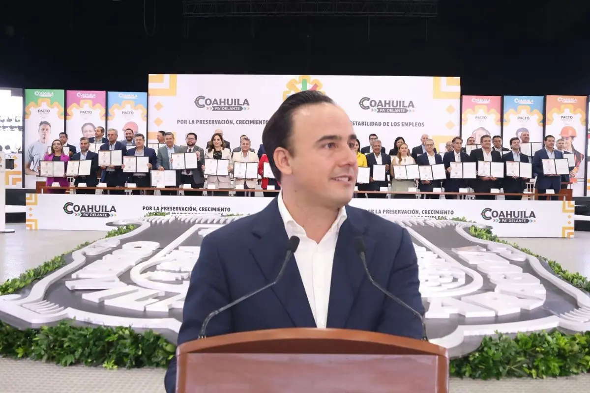 El Pacto Coahuila 2025 se vuelve un compromiso con la estabilidad laboral en el estado / Fotos: Gobierno de Coahuila | Canva