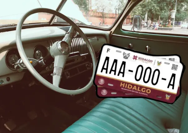 Placas vehiculares en Hidalgo: ¿cómo tramitar las láminas para vehículos antiguos?