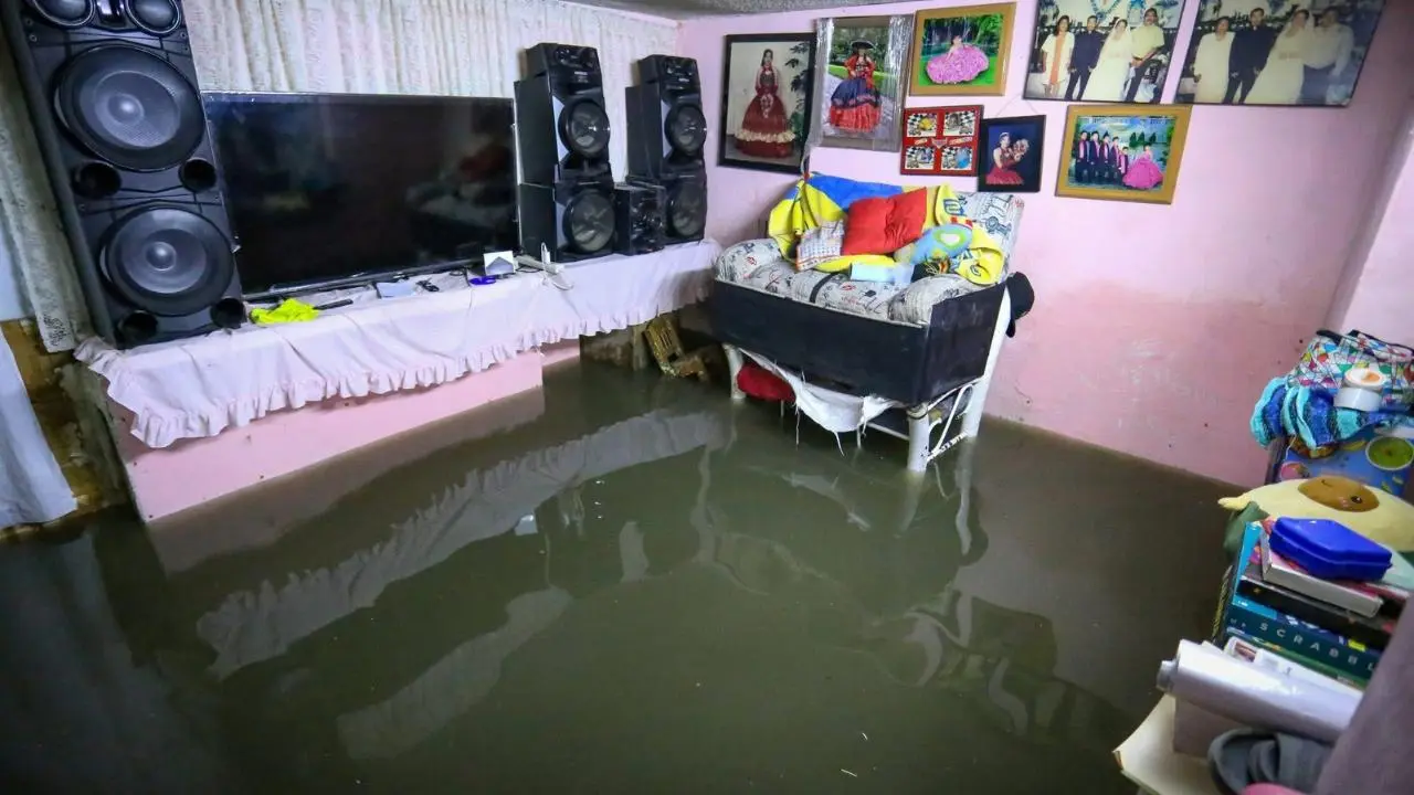 Inundaciones regresan a Chalco: lluvias intensas reactivan emergencia en Edomex. Foto: Luis Enrique Camacho González.