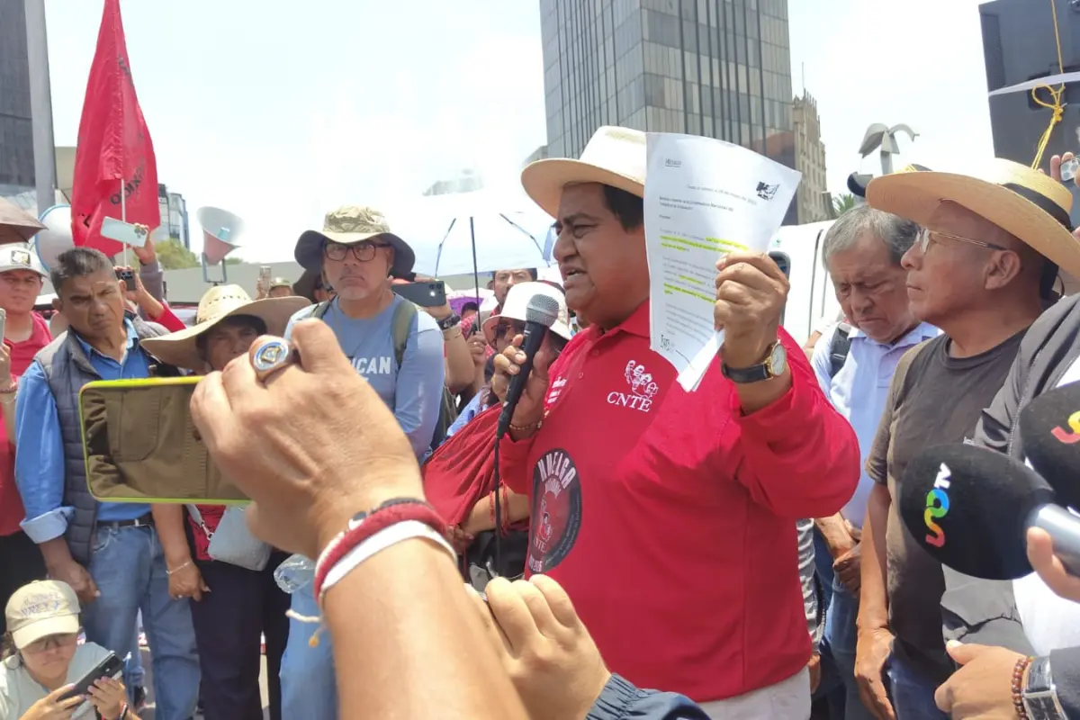 Bloqueos CNTE CDMX, Foto: Laura Ávila
