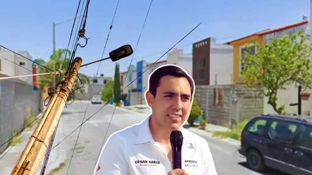 César Garza Arredondo informa sobre corte de energía eléctrica en Santa Rosa y avances en la reparación