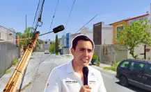 César Garza Arredondo informa sobre corte de energía eléctrica en Santa Rosa y avances en la reparación