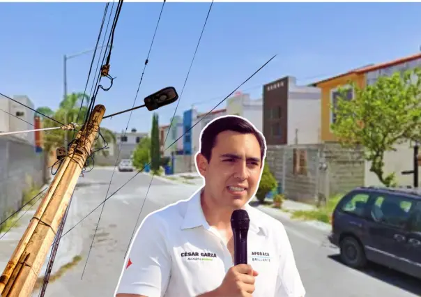César Garza Arredondo informa sobre corte de energía eléctrica en Santa Rosa y avances en la reparación
