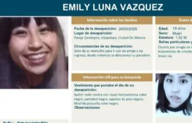 Justicia para Emily Luna: hallan su cuerpo tras días desaparecida en la CDMX; denuncian omisiones en búsqueda