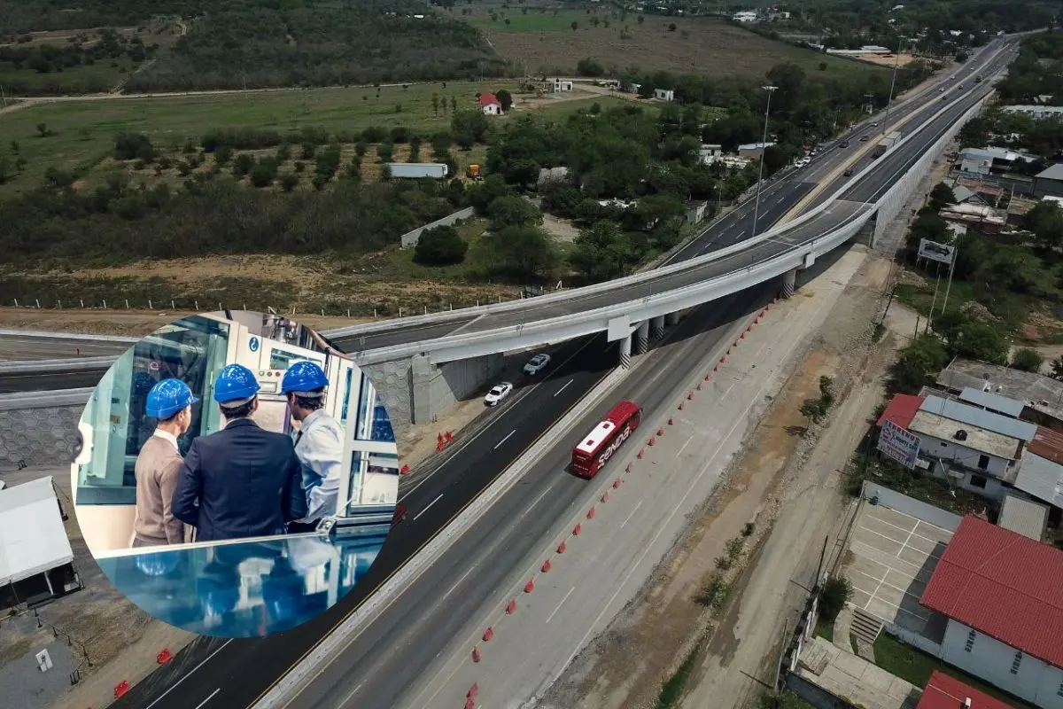 Nuevo León está viviendo una transformación económica impulsada por la puesta en marcha del Nuevo Periférico, una obra de infraestructura que mejora la conectividad entre zonas industriales y urbanas. Foto: Gobierno de Nuevo León / CANVA