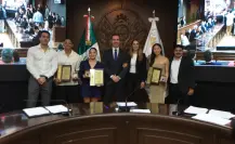 3 jóvenes atletas de Monterrey reciben la medalla “Ángel Macías Barba” 2025