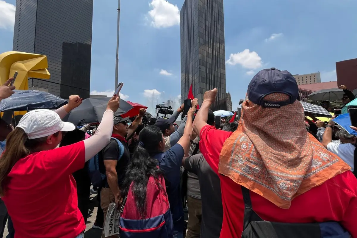 Plantón del CNTE en CDMX, Foto: Laura Ávila