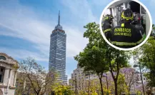 Rescatan a 12 personas atrapadas en elevador de la Torre Latinoamericana en CDMX