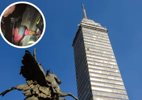 ¡Espectacular! Así fue el rescate de las 12 personas atrapadas en elevador de la Torre Latinoamericana