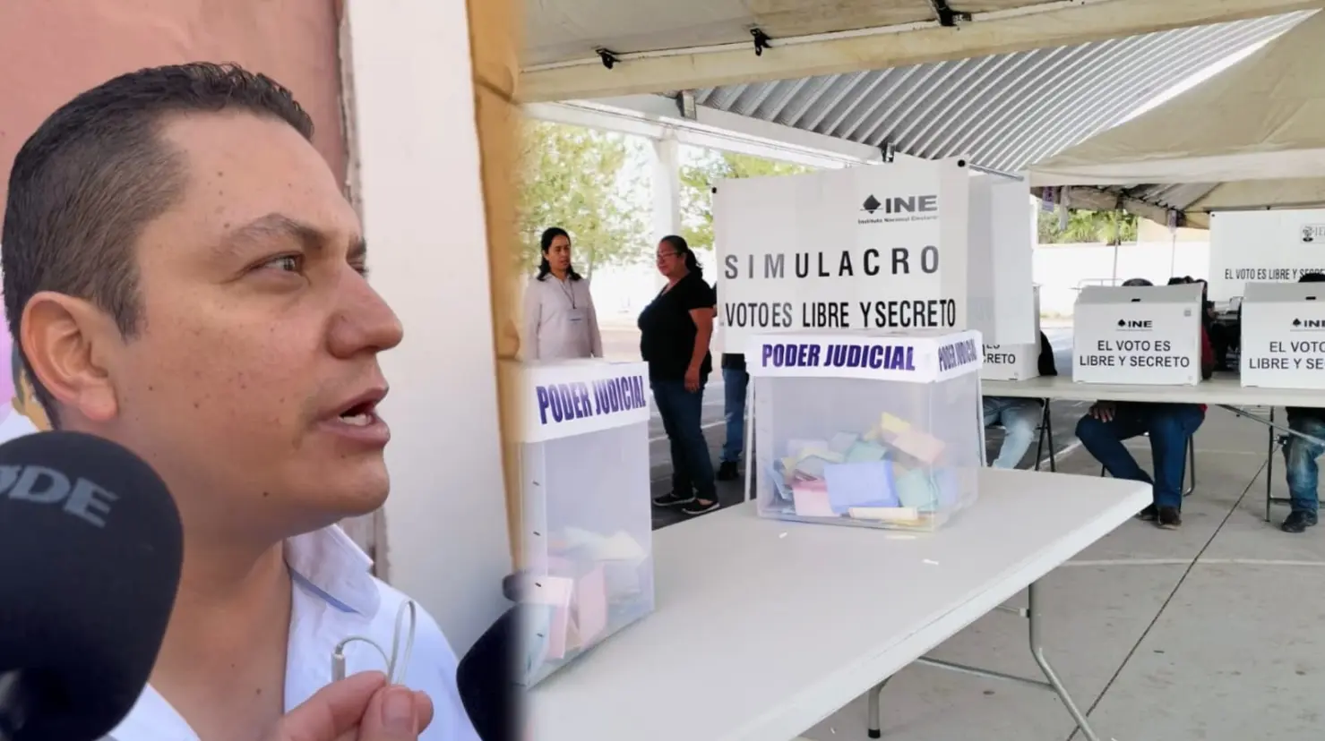 Foto: Brenda García | El candidato independiente votó en ambas elecciones.