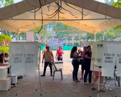 Alta participación ciudadana en casilla especial de Palenque, Chiapas, en la elección del Poder Judicial