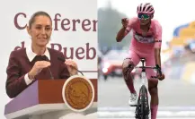 Claudia Sheinbaum felicita a Isaac del Toro por su segundo lugar en el Giro de Italia