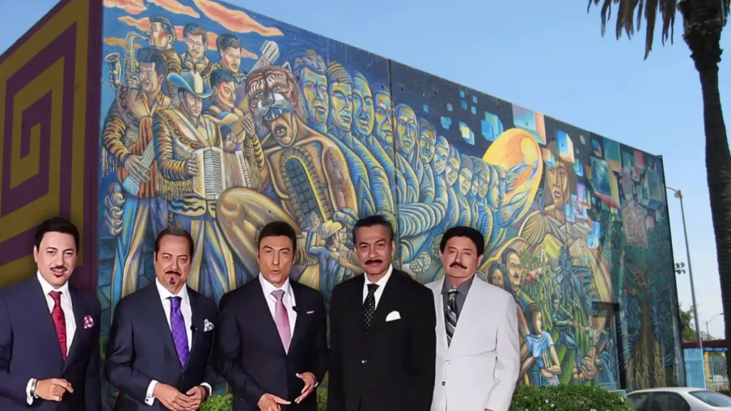 Los Tigres del Norte y el mural de Paul J. Botello: puritito arte mexicano al estilo de los grandes muralistas