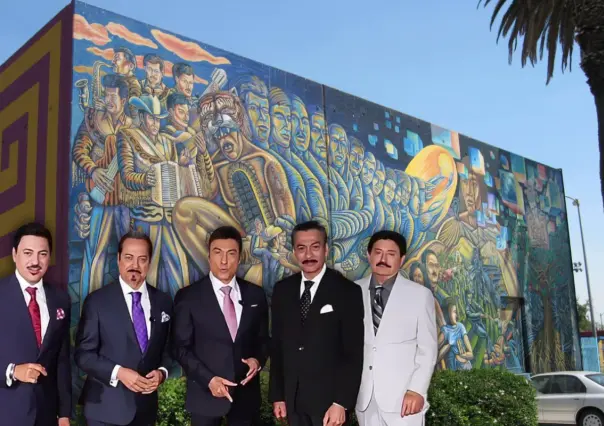 Los Tigres del Norte y el mural de Paul J. Botello: puritito arte mexicano al estilo de los grandes muralistas