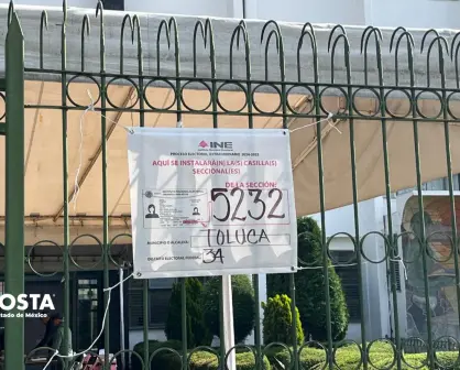 Elección judicial en Edomex: 99.08% de las casillas ya están instaladas