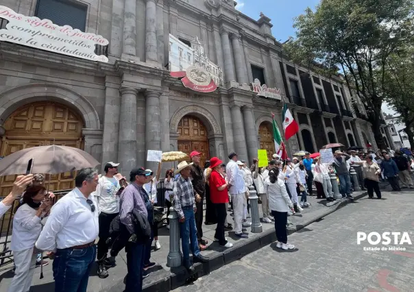 VIDEO | Elección Judicial en Edomex: ciudadanos protestan en Toluca contra el proceso