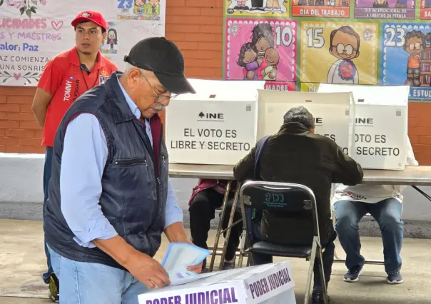 Votar en la Elección del Poder Judicial en CDMX toma entre 10 y 15 minutos este 1 de junio
