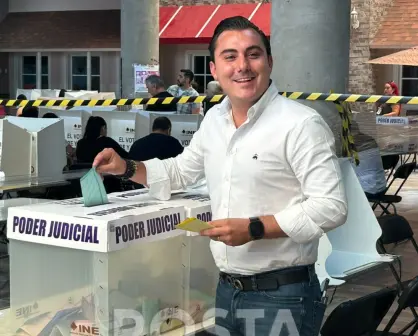 "Estamos haciendo historia": Manuel Guerra, alcalde de García vota en jornada electoral del Poder Judicial