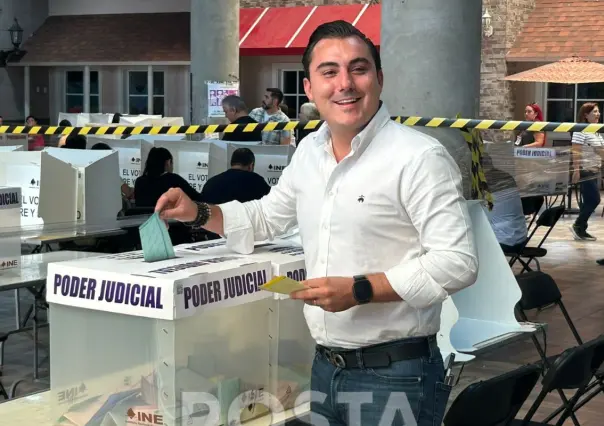 "Estamos haciendo historia": Manuel Guerra, alcalde de García vota en jornada electoral del Poder Judicial