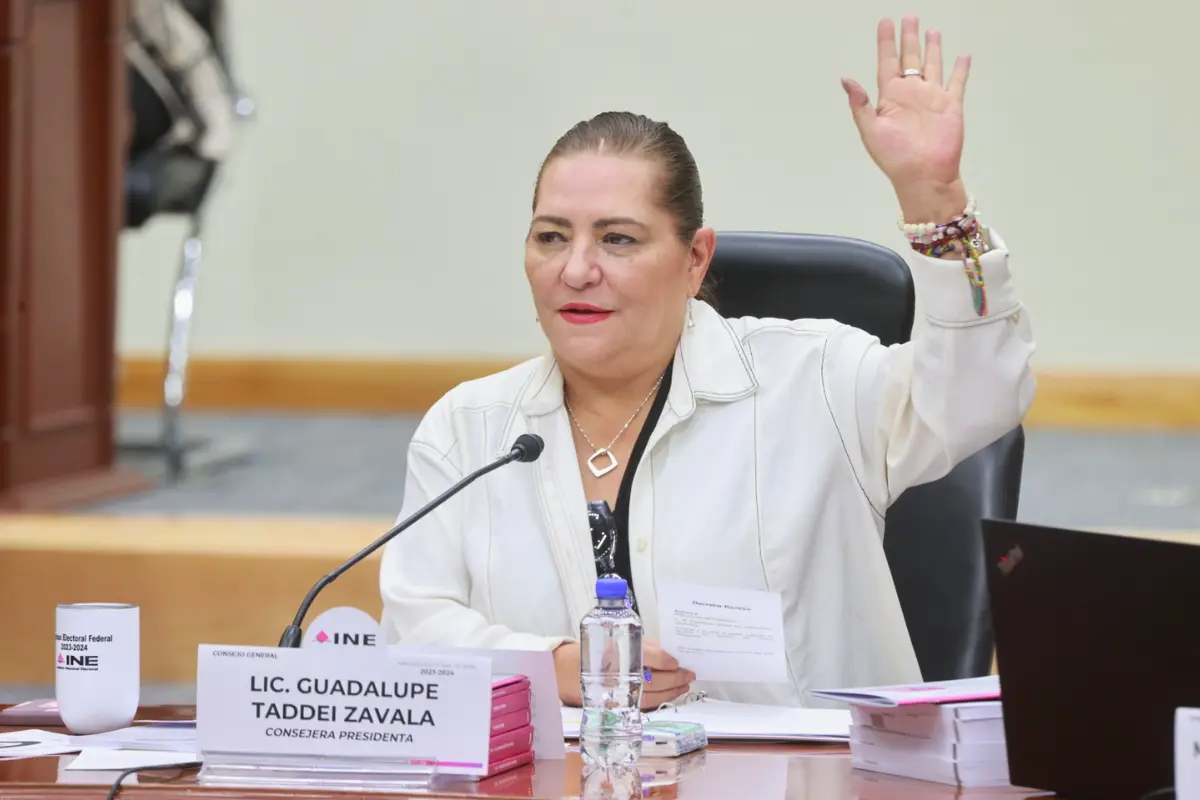 Créditos: X (@Presidencia_INE).