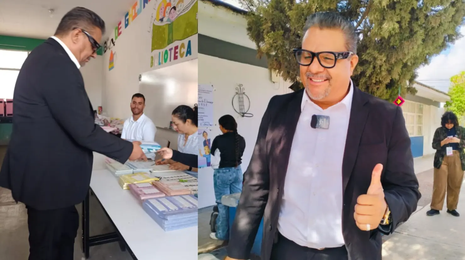 Foto: Citlalli Zoe | Héctor Sendel, candidato del PES en Durango,  exhorta a la población a votar.