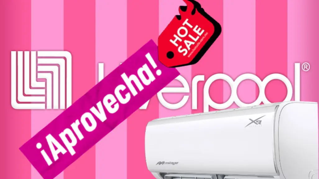 Hot Sale de Liverpool: Aire acondicionado inverter Mirage con 44% de descuento