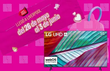 Hot Sale en Liverpool: pantalla LG con el 50% de descuento