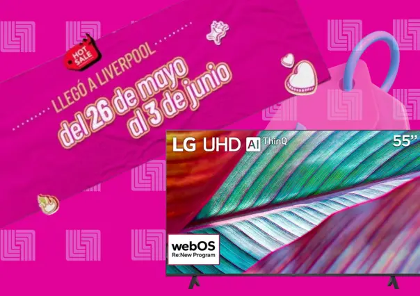 Hot Sale en Liverpool: pantalla LG con el 50% de descuento