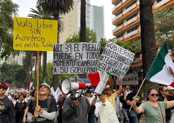 Marchan en CDMX contra Elecciones Judiciales; piden voto sin acordeón
