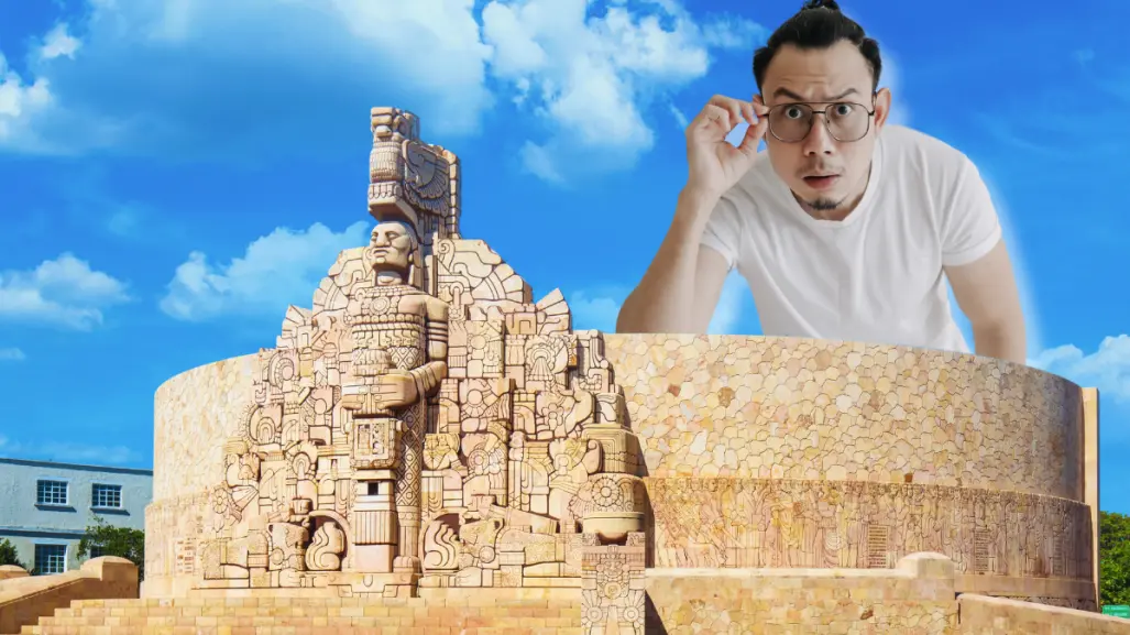 El monumento de Yucatán que cuenta la historia de México tallada en piedra