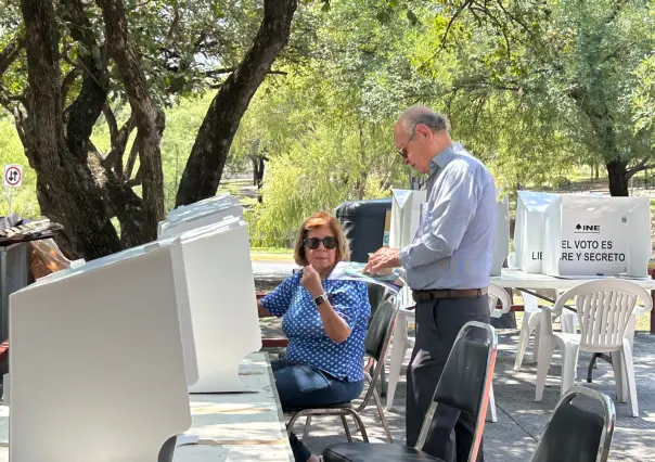 Adultos mayores tardan hasta 20 minutos en votar para elecciones del Poder Judicial en Nuevo León