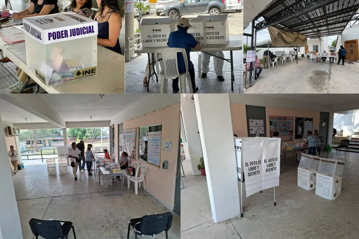 ¿Baja participación en las elecciones judiciales históricas? esto se ve en las casillas