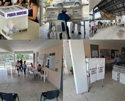 ¿Baja participación en las elecciones judiciales históricas?  esto se ve en las casillas