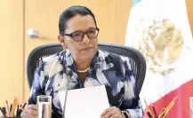Secretaria de Gobernación acude a votar en la Elección del Poder Judicial