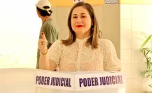 Presidenta del TSJ acude a votar y destaca la participación cívica de los yucatecos