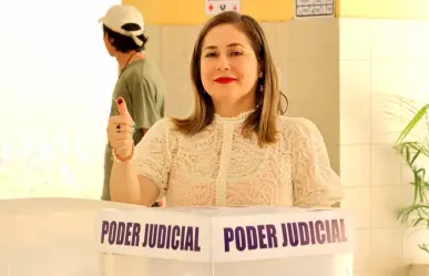 Presidenta del TSJ acude a votar y destaca la participación cívica de los yucatecos