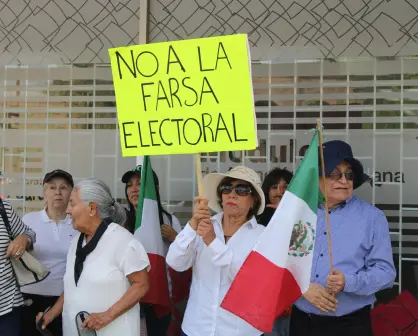 Ciudadanos protestan en Saltillo y Torreón contra elecciones del Poder judicial 2025
