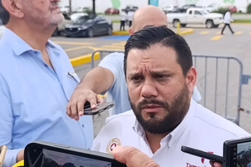 Gerardo González de la Fuente, coordinador de Protección Civil de Tamaulipas. Foto: Victoria Jiménez