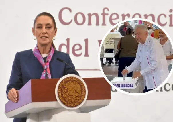Claudia Sheinbaum reacciona a la reaparición de AMLO: "Nos dio mucho gusto verlo"