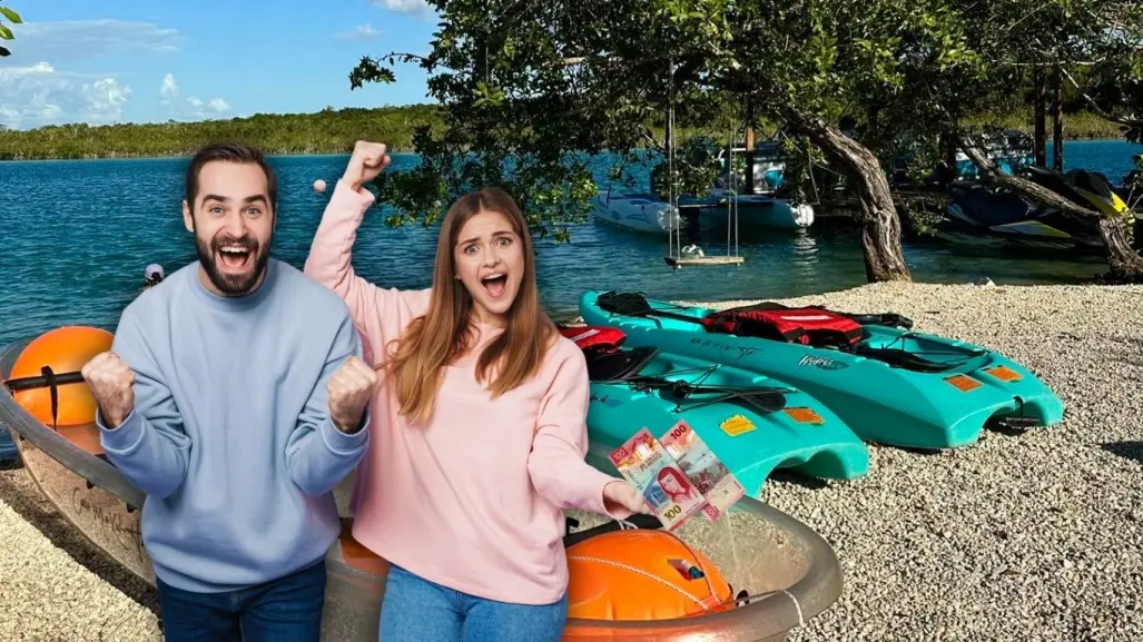 Este club de playa da acceso a la Laguna de Siete Colores por menos de 100 pesos