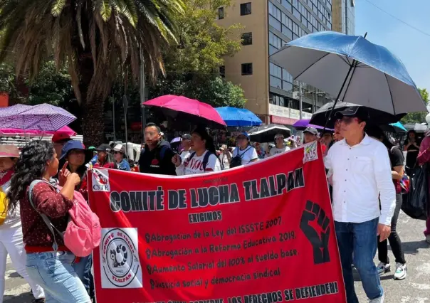 ¡Va de nuevo! CNTE mantiene plantón y realiza marchas en CDMX