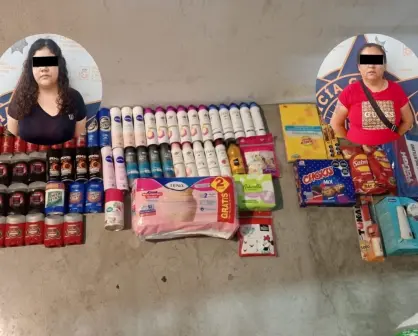 Detienen a dos mujeres por robo en tienda de conveniencia en Guadalupe
