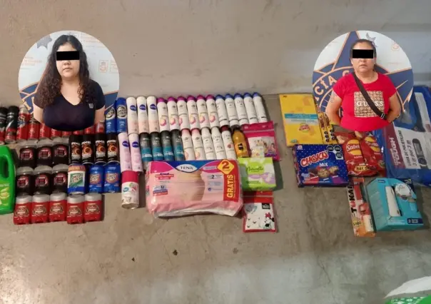 Detienen a dos mujeres por robo en tienda de conveniencia en Guadalupe