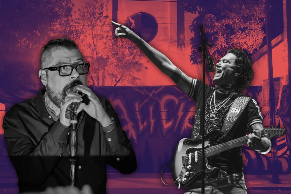 Bandas como Panteón Rococó y Caifanes rechazan el desalojo del Multiforo Alicia (Foto: FB, Foro Alicia, Multiforo Alicia/  IG @saulhernandezeoficial, @aleteo_mx / Canva)