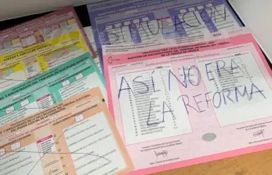 "Falta Grupo Fugitivo": Decenas de boletas rayadas en elección judicial en Tamaulipas