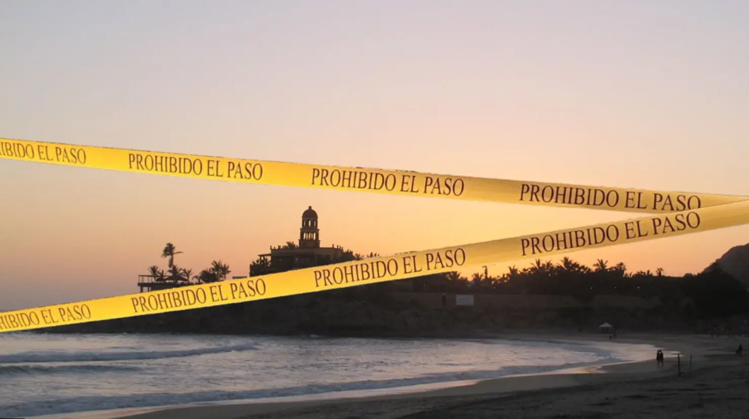 Organizaciones civiles reportan al menos 96 accesos cerrados en playas del municipio de La Paz. Foto: TripAdvisor | Foto: Biblioteca Canva