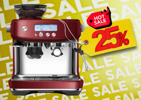 Hot Sale en Amazon: cafetera Breville Barista Pro con el 25% de descuento