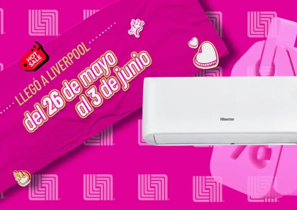 Hot Sale en Liverpool: mini split Hisense con el 51% de descuento