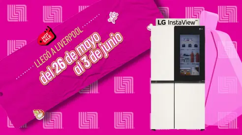 Hot Sale en Liverpool: Refrigerador LG con 20 mil pesos de descuento